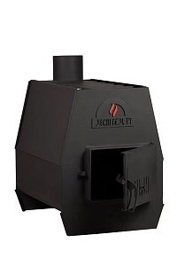 Печь отопительная ПЕЧИТЕПЛОВ-50 (черный)